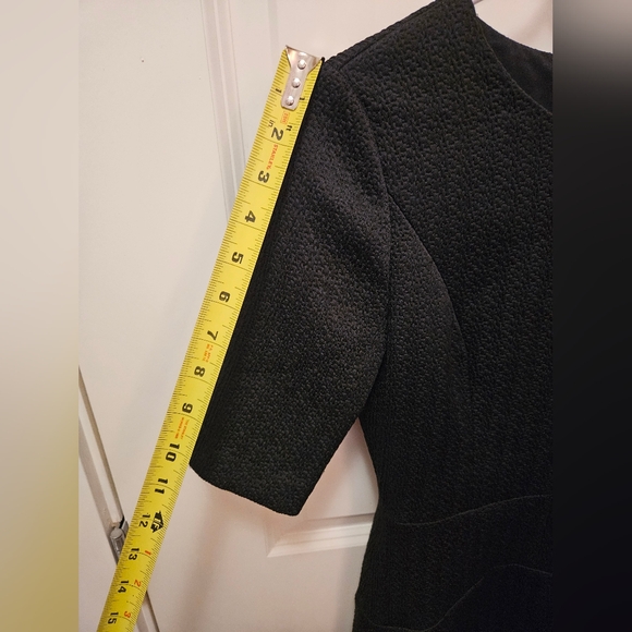 Club Monaco Textured Fit & Flare Regan Dress - Picture 6 of 8